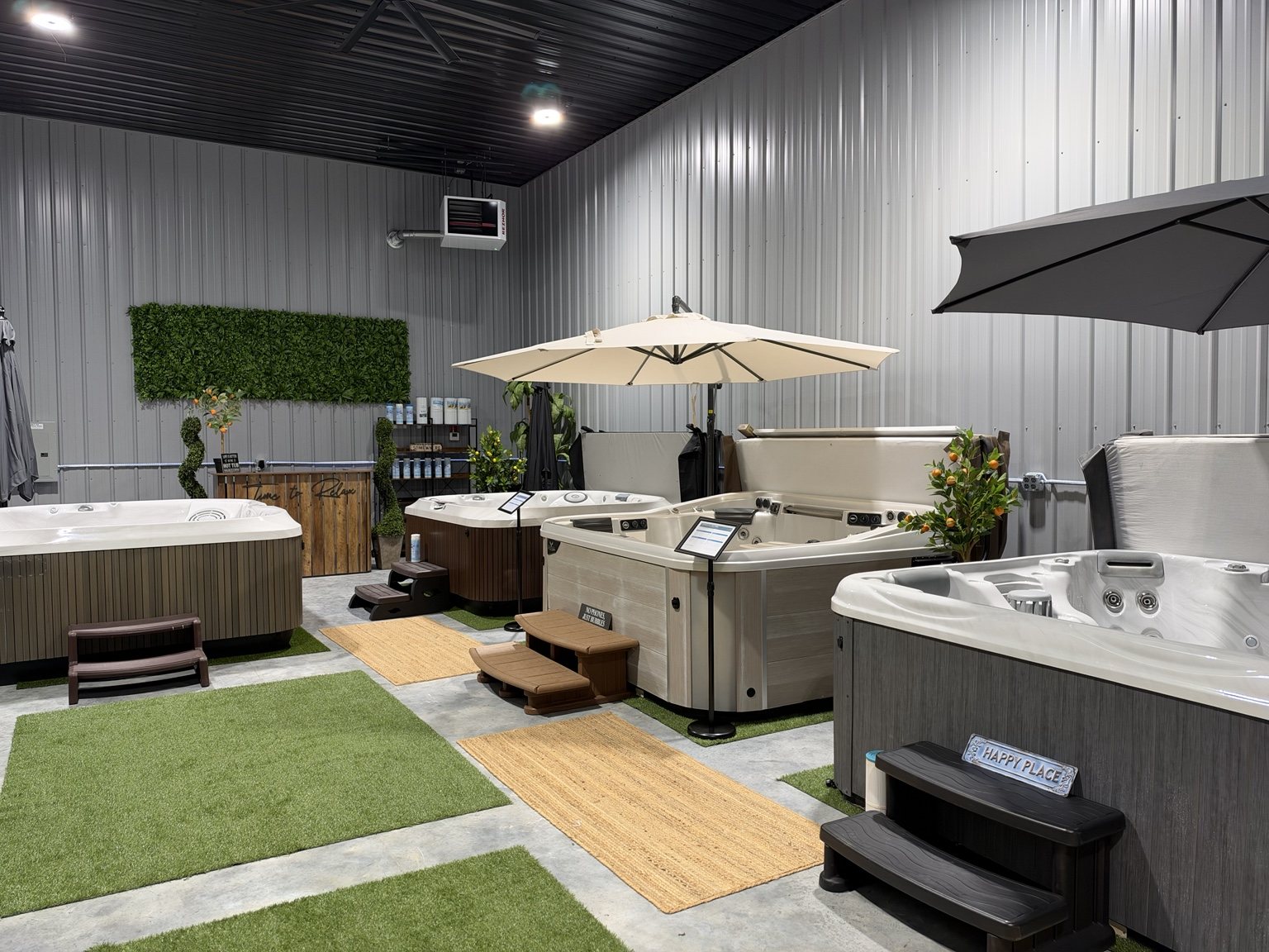 Small business showroom operating from PROFLEX commercial flex space